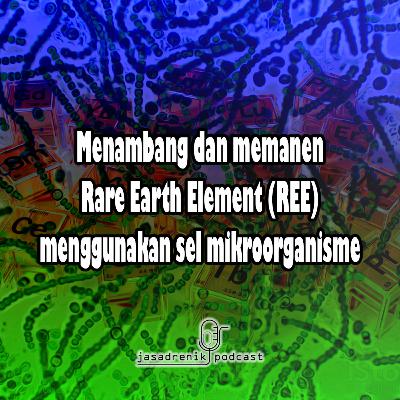 Menambang dan memanen Rare Earth Element (REE) menggunakan sel mikroorganisme