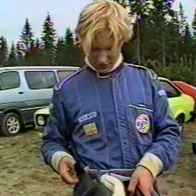 Bilcrossprat: Stian gjør Sverige