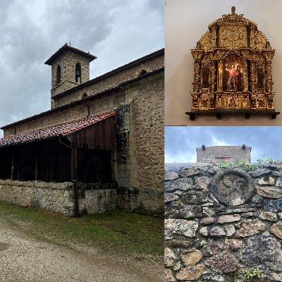 Iglesias antiguas y estelas funerarias en Villapresente