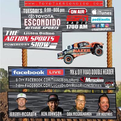 The Action Sports Show W/the King Himself Jeremy McGrath on a Special Double Header PART 1