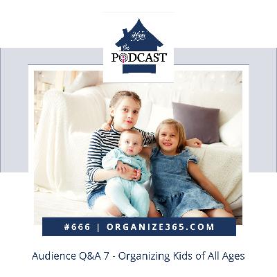 666 - Audience Q&A 7 - Organizing Kids of All Ages