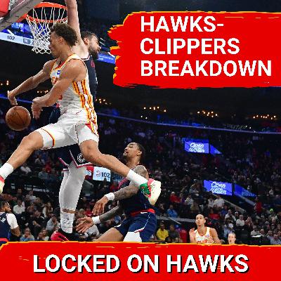 Offense scuffles for Hawks in shorthanded loss to Clippers