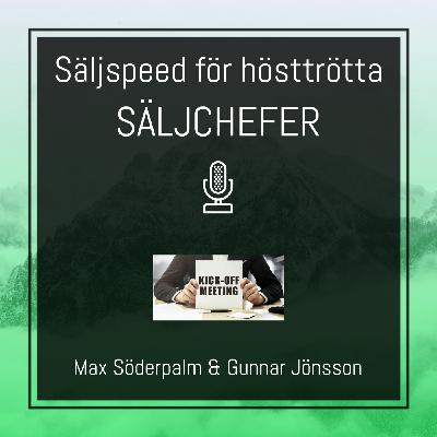 Säljspeed för hösttrötta säljchefer - Max Söderpalm och Gunnar Jönsson Säljspeed för hösttrötta säljchefer - Max Söderpalm och Gunnar Jönsson