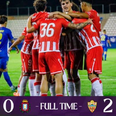 Copa del Rey. Lorca Deportiva 0-2 UD Almería. Los rojiblancos, adelante