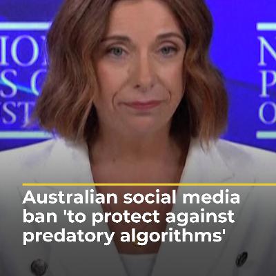 Australian social media ban aims to 'save teens from predatory algorithms' | AJ#shorts