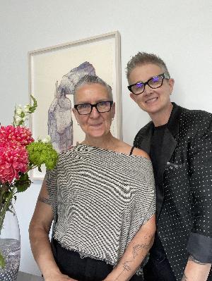 Sonja Scharf and Kelly Kyle of Akasha Art Projects - an inspiring creative couple