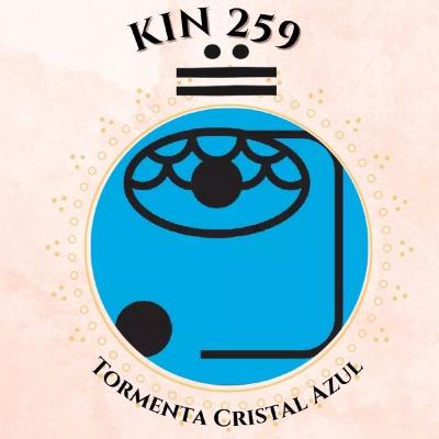 Leitura Kin 259 - Tormenta Cristal Azul - NS1.38.05.24 - Gama Leitura Kin 259 - Tormenta Cristal Azul - NS1.38.05.24 - Gama