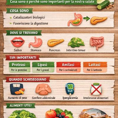 Enzimi digestivi: cosa sono, a cosa servono e perché non possiamo farne a meno