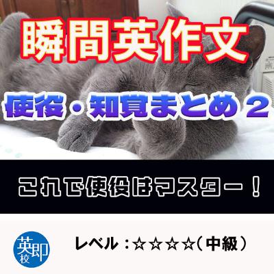 【瞬間英作文:特別編】英作文修行の旅27 使役・知覚動詞まとめ2 【瞬間英作文:特別編】英作文修行の旅27 使役・知覚動詞まとめ2