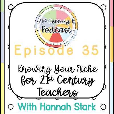 Knowing Your Niche for 21st Century Teachers Knowing Your Niche for 21st Century Teachers