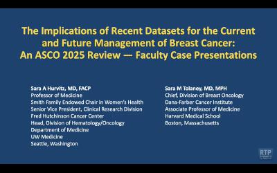 Breast Cancer — An ASCO 2025 Review (Faculty Case Presentations)