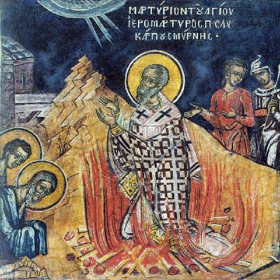 February 23: Saint Polycarp, Bishop and Martyr—Memorial