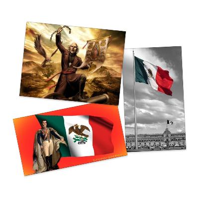 LA EVOLUCION DE LAS BANDERAS DE MÉXICO