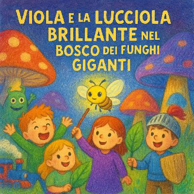 Viola e la Lucciola Brillante nel Bosco dei Funghi Giganti