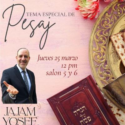 RAB YOSEF BIRCH- CLASE ESPECIAL DE PESAJ 5786 RAB YOSEF BIRCH- CLASE ESPECIAL DE PESAJ 5786