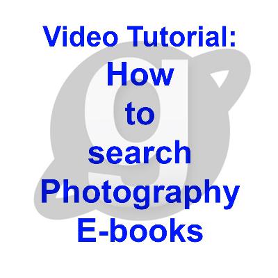 Video Tutorial: How to search Photography related E-books at Amazon App or Kindle Store