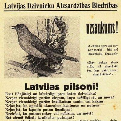 #157 Latvijas dzīvnieku aizsardzības diena Ulmaņlaikos #157 Latvijas dzīvnieku aizsardzības diena Ulmaņlaikos