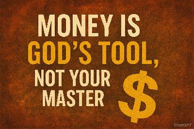 Money Is God’s Tool, Not Your Master Money Is God’s Tool, Not Your Master