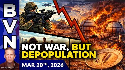 Bright Videos News, Mar 20, 2026 - WAR is the Cover Story to Destroy the Energy Infrastructure that Feeds Half the World