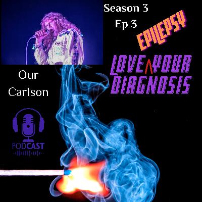 Our Carlson talking advocating for Epilepsy through Music