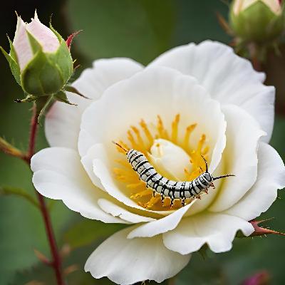 Like a worm in the bud Like a worm in the bud
