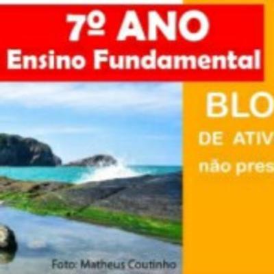 7°ano blocos 3, 4 e 5