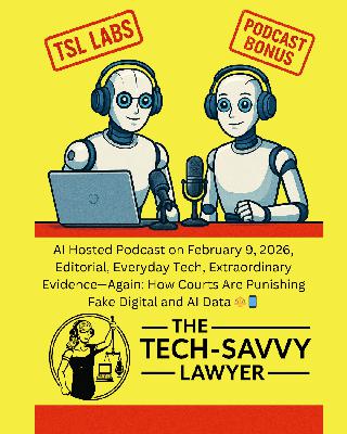 TSL.P Labs 🧪: Courts Are Punishing Fake AI Evidence: How to Protect Your Cases, Clients, and License ⚖️🤖 TSL.P Labs 🧪: Courts Are Punishing Fake AI Evidence: How to Protect Your Cases, Clients, and License ⚖️🤖