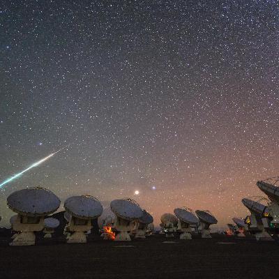 Schöner Meteorschwarm - Halleys Sternschnuppen aus dem Orion