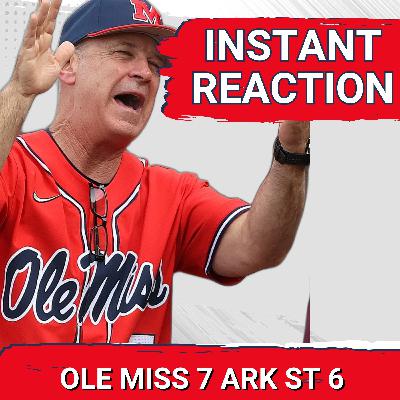 REACTION: Ole Miss ALMOST CREATES DISASTER After Horrible Fielding Game vs Arkansas State 7-6 REACTION: Ole Miss ALMOST CREATES DISASTER After Horrible Fielding Game vs Arkansas State 7-6