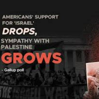 The writing is on the wall as support for Israel shrinks