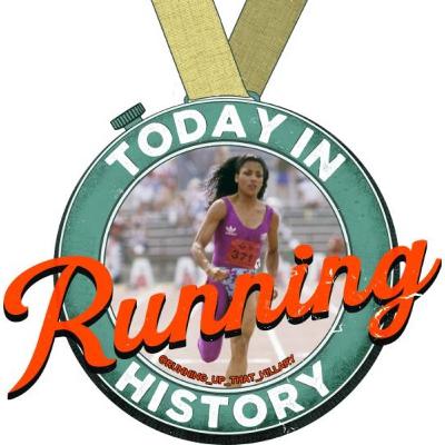 July 17, 1988 - FloJo celebrates setting the current women’s 100m world record