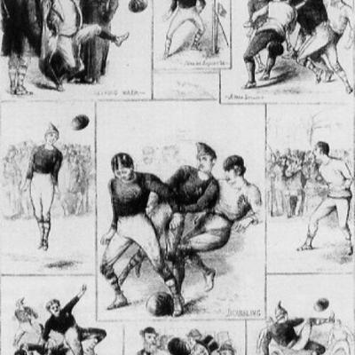 Primer partido de fúbtol reglamentado (1863)