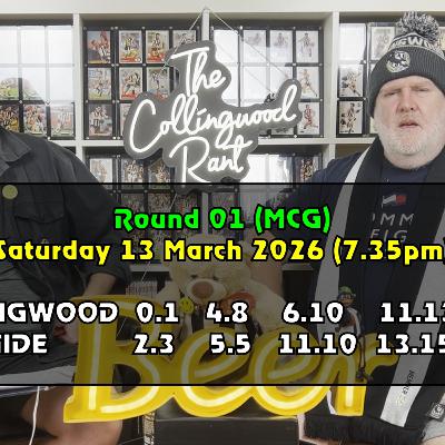 TCR 2026: Round 1 ~ Collingwood vs Adelaide
