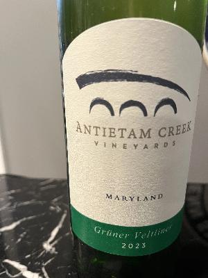 Antietam Creek Vineyards: 2023 Gruner Veltliner