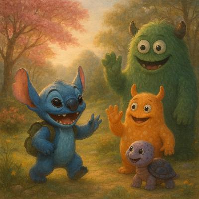 סטיץ בארץ המפלצות 🧌👾