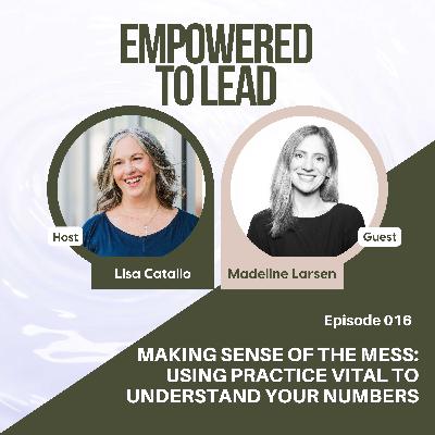 Making Sense of the Mess: Using Practice Vital to Understand Your Numbers with Madeline Larsen Making Sense of the Mess: Using Practice Vital to Understand Your Numbers with Madeline Larsen