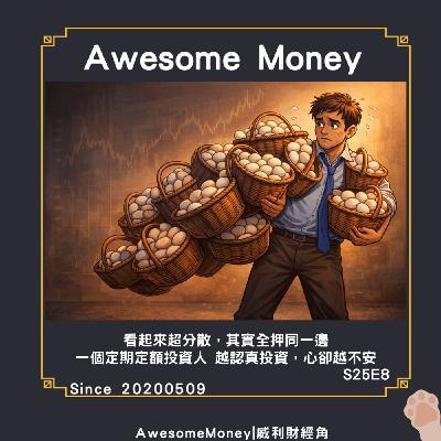 S25EP8|看起來超分散，其實全押同一邊。一個定期定額投資人，越認真投資，心卻越不安。越買越不安，如何化繁為簡?