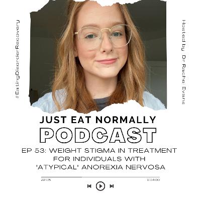 Ep 53: Weight stigma in treatment for individuals with "atypical" anorexia nervosa