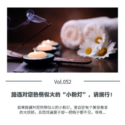 Vol.052 路遇对您热情似火的“小粉灯”，请绕行！