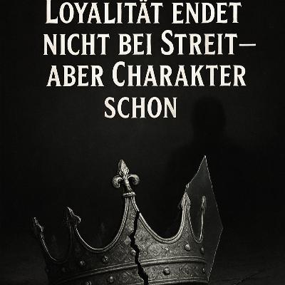 Loyalität endet nicht bei Streit, aber Charakter schon