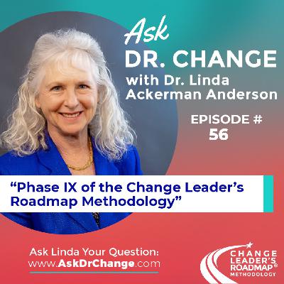 56. Phase IX of The Change Leader’s Roadmap: Learn and Course Correct 56. Phase IX of The Change Leader’s Roadmap: Learn and Course Correct