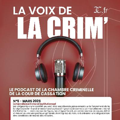 La Voix de la Crim’  n°5 – mars 2025 | Le harcèlement moral institutionnel