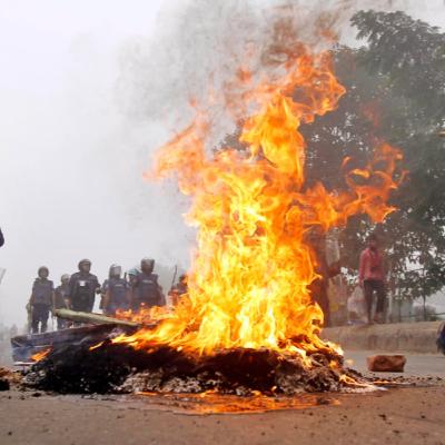 Protests started against Mr. Modi after visit in Bangladesh Protests started against Mr. Modi after visit in Bangladesh