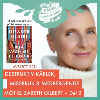 AVSNITT 321: DESTRUKTIV KÄRLEK, MISSBRUK OCH MEDBEROENDE – MÖT ELIZABETH GILBERT I EN DRÖMINTERVJU/DEL 2
