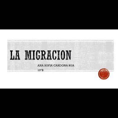 La migración