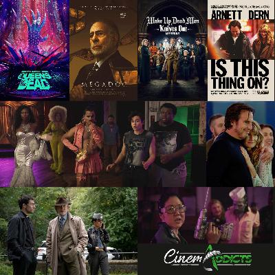 CinemAddicts 325: Is This Thing On?, Queens of the Dead, Wake Up Dead Man, Megadoc