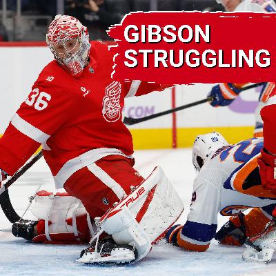 John Gibson's struggles continue as Detroit is shutout by the New York Islanders John Gibson's struggles continue as Detroit is shutout by the New York Islanders
