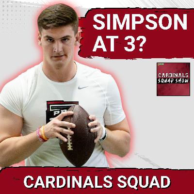 CARDINALS SQUAD SHOW: Is The Tide Shifting Towards The Cardinals Taking Ty Simpson 3rd Overall? CARDINALS SQUAD SHOW: Is The Tide Shifting Towards The Cardinals Taking Ty Simpson 3rd Overall?