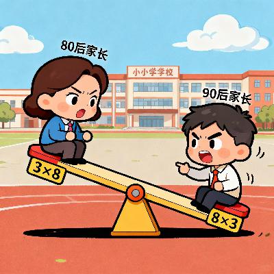 3×8还是8×3？家长吵翻了！教材改版为何总让家长"记忆错乱"？