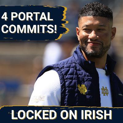 Notre Dame Lands Four Key Commits in the Transfer Portal, Plus Updates on Francis Brewu, Mylan Graham, and Marcus Freeman